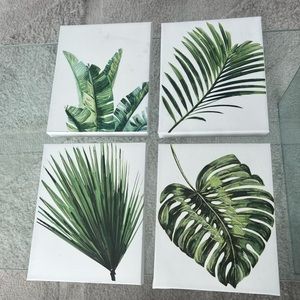 Art paintings wall decor, tropical theme comes with 4 pieces